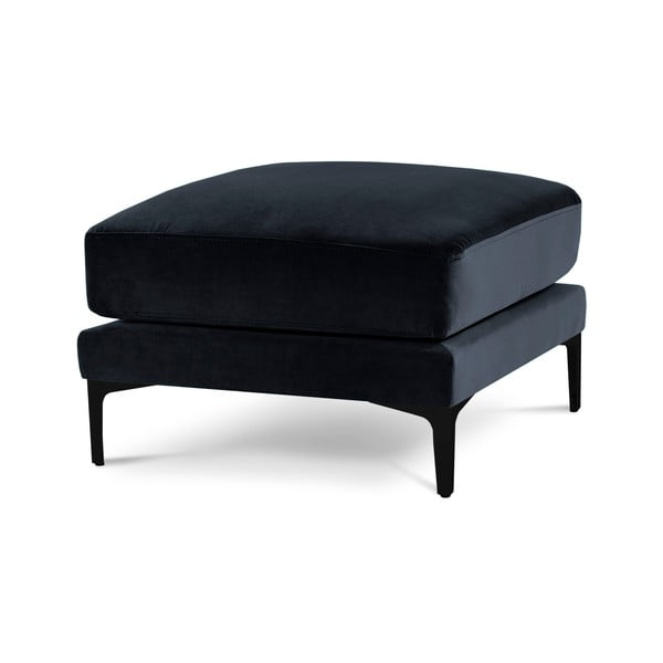 Melni zils samta kāju soliņš Kooko Home Harmony-image-2