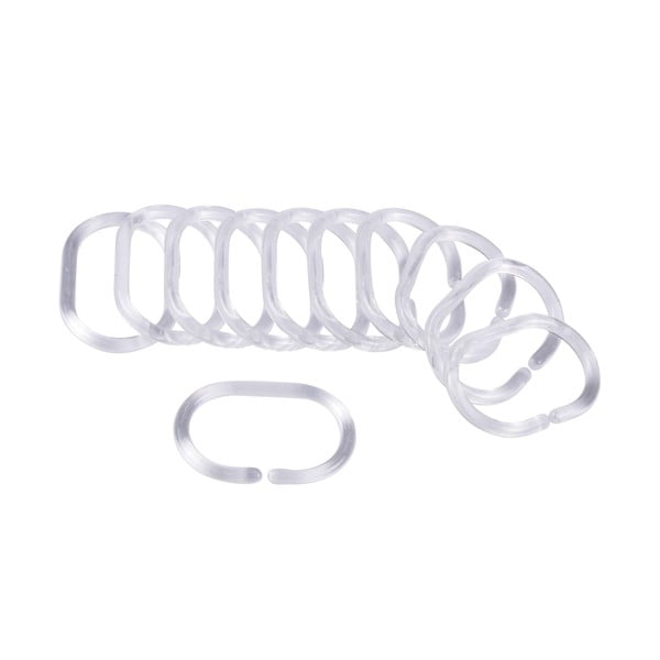 Dušas aizkaru āķi (12 gab.) 4 cm Vitamine – douceur d'intérieur