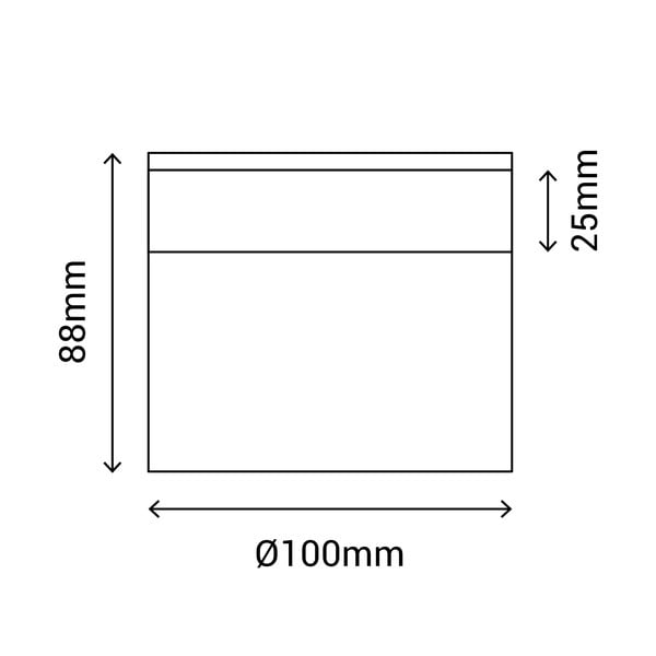 Melna griestu lampa SULION Congo, ø 10 cm-image-2