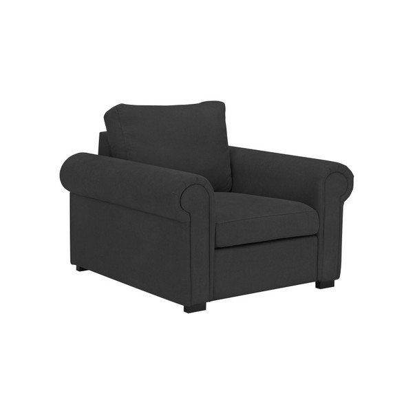 Tumši pelēks Windsor & Co Sofas Hermes krēsls-image-4