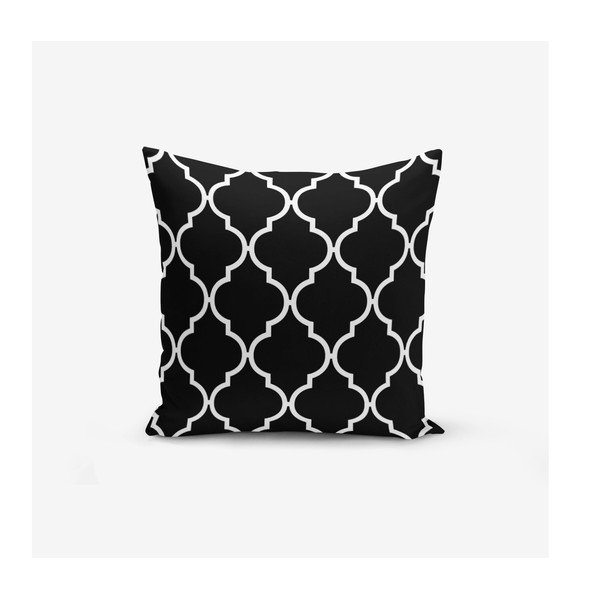4 Spilvendrānu komplekts BW Graphic Patterns Minimalist Cushion Covers, 45 x 45 cm-image-1