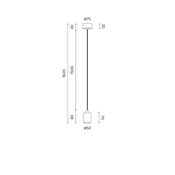 Vara krāsas griestu lampa Sotto Luce Cero Basic-image-2