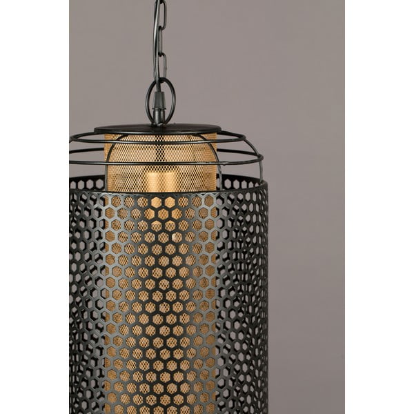 Melna piekaramā lampa ar metāla abažūru ø 25,5 cm Archer – Dutchbone-image-4
