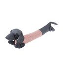 Rozā/pelēks aizsargs pret caurvēju 17x76 cm Sausage Dog – Rex London