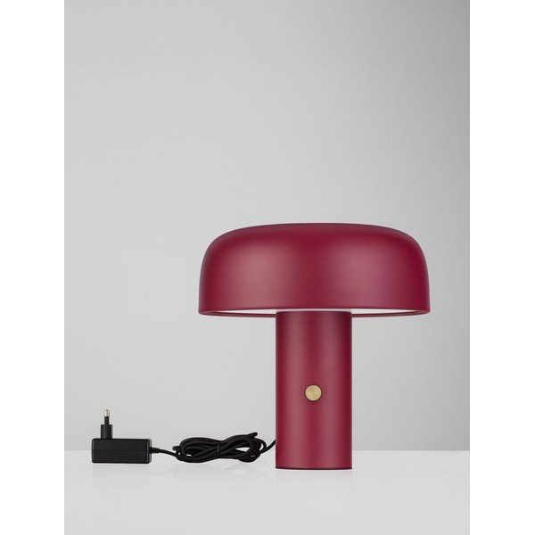 Bordo metāla LED galda lampa ar regulējamu spilgtumu (augstums 31 cm) Noelia – Nova Luce-image-2