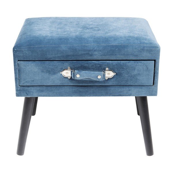 Zils dizaina atvilktnes krēsls Kare-image-3