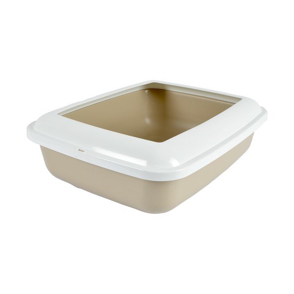 Bēša kaķu tualete 42x51 cm – Love Story