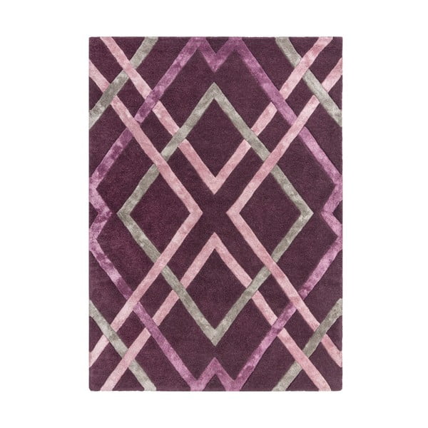Violets viskozes paklājs Flair Rugs Trellis, 160 x 230 cm