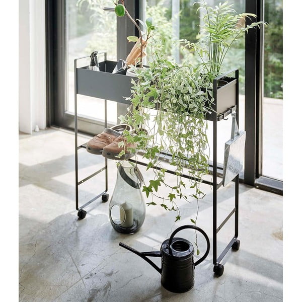 Melns metāla bērnu apavu plaukts 74,5x74,5x22 cm Tower – YAMAZAKI-image-3