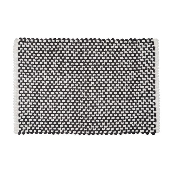 Melnbalts tekstila vannas istabas paklājiņš 50x80 cm Covelo – Wenko