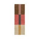 Ar rokām darināts vilnas celiņa paklājs 80x230 cm Chroma Spiced Coral – Lorena Canals