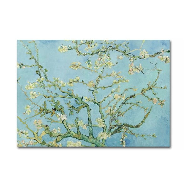 Gleznas reprodukcija uz audekla Vincen t Van Gogh Almond Blossom, 100 x 70 cm