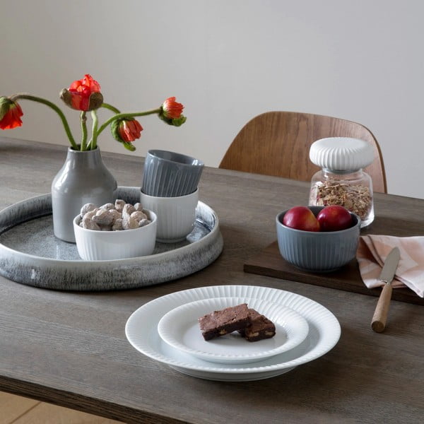 Balts porcelāna šķīvis Kähler Design Hammershoi, ⌀ 27 cm-image-1