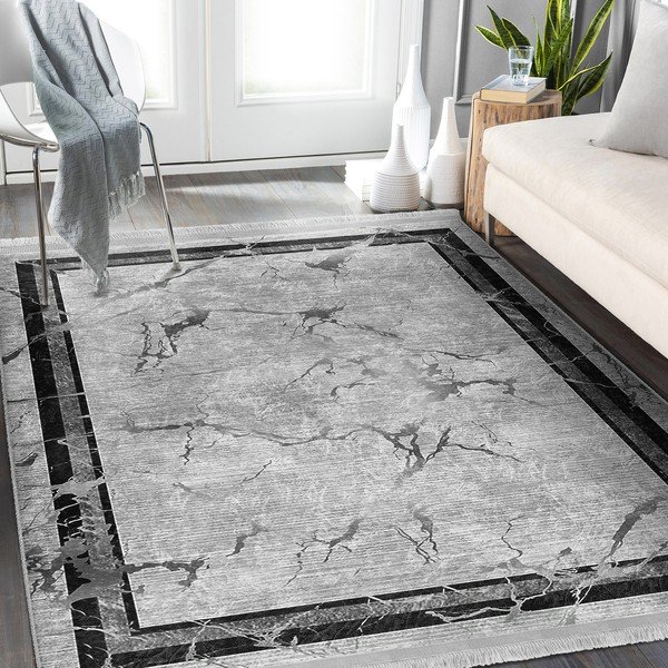Pelēks paklājs 80x200 cm – Mila Home-image-1