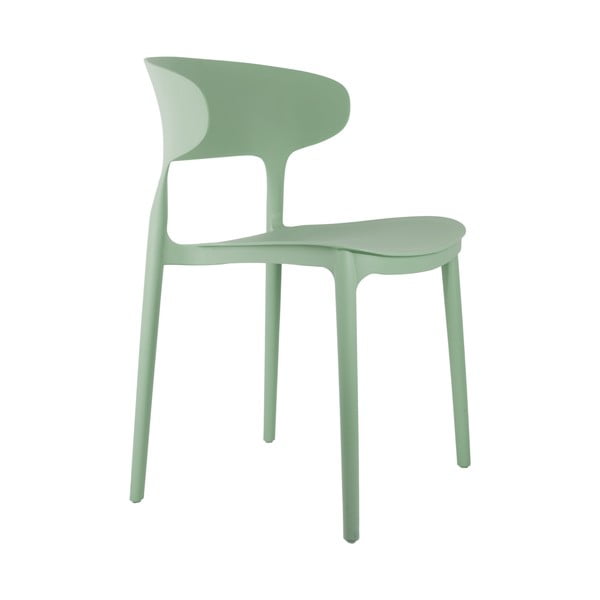 Gaiši zaļi plastmasas pusdienu krēsli (4 gab.) Fain – Leitmotiv
