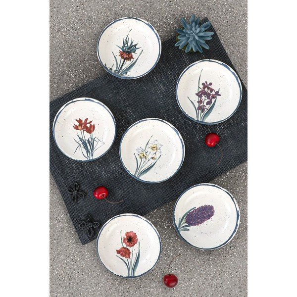 6 keramikas deserta šķīvju komplekts My Ceramic, ø 13 cm-image-1