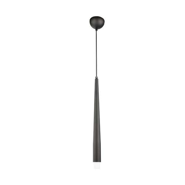Melna piekaramā lampa ø 10 cm Agusta – Squid Lighting-image-1