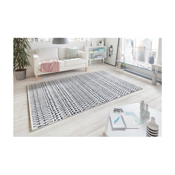 Krēmkrāsas un melns paklājs Mint Rugs Madison, 160 x 230 cm-image-3