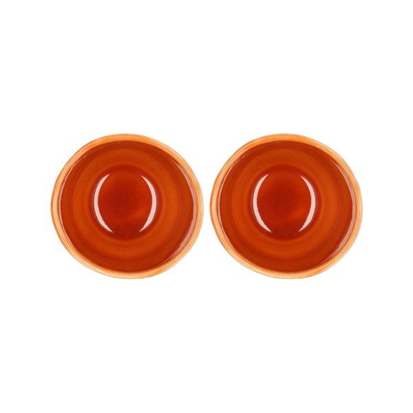 Oranžas espreso māla krūzes (2 gab.) 80 ml Styles – Villa Collection-image-1