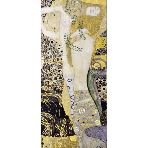 Reproducēta glezna 30x70 cm Water Hoses, Gustav Klimt – Fedkolor