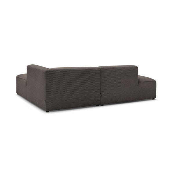 Brūns velveta modulārais stūra dīvāns (ar labo stūri/L veida) Megeve – Bobochic Paris-image-4