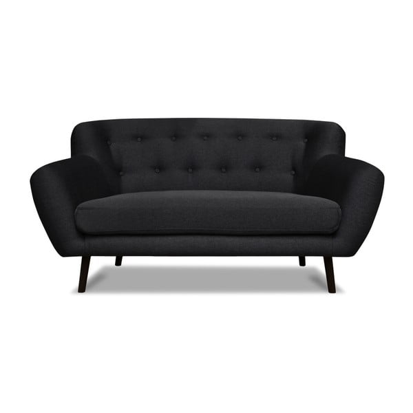 Tumši pelēks dīvāns Cosmopolitan Design Hampstead, 162 cm