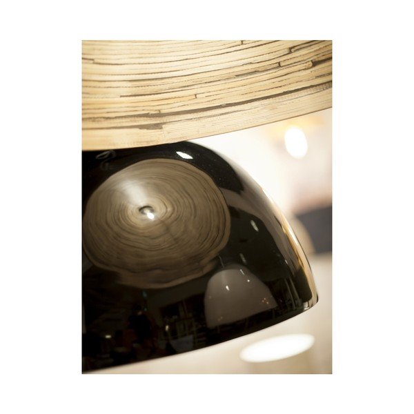 Melna bambusa griestu lampa Good&Mojo Halong-image-1