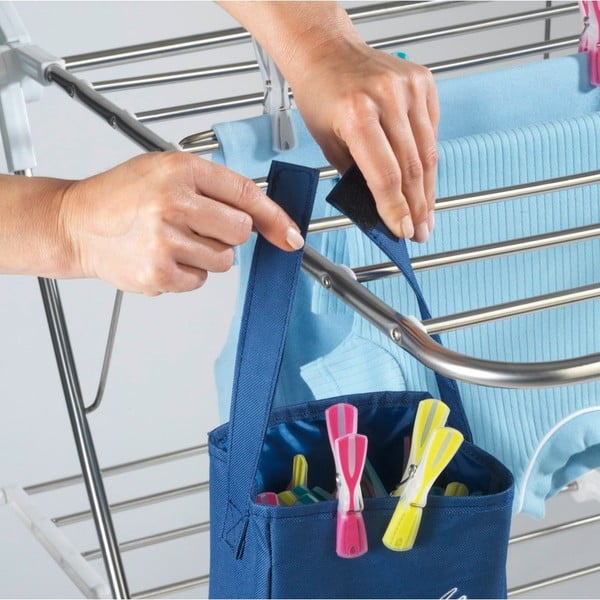 Zils piekaramais knaģu grozs veļas mazgāšanai Wenko Peg Peg-image-2