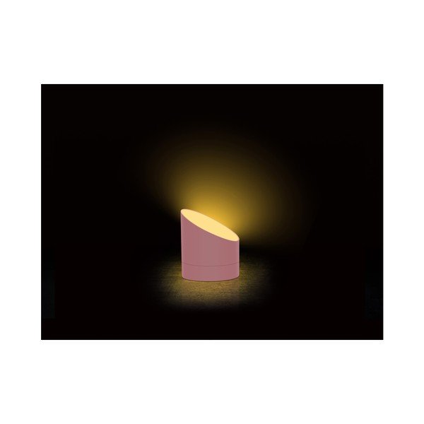 Rozā modinātājs ar LED displeju Gingko Edge-image-1