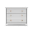 Balta zema bērnu kumode no priedes 100x80 cm Max – Marckeric