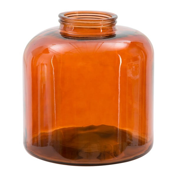 Oranžā pārstrādāta stikla vāze Mauro Ferretti Put, augstums 36 cm