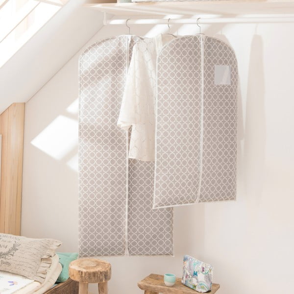 Bēšs apģērbu maiss Compactor, augstums 137 cm-image-1