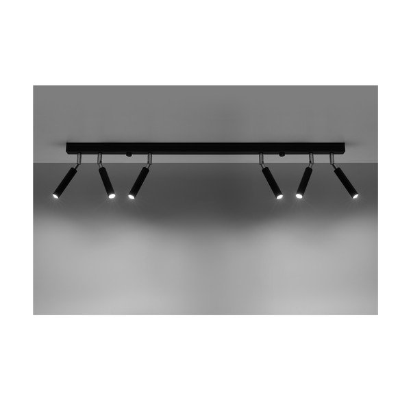 Melna griestu lampa Sollux Tiden Sei-image-1