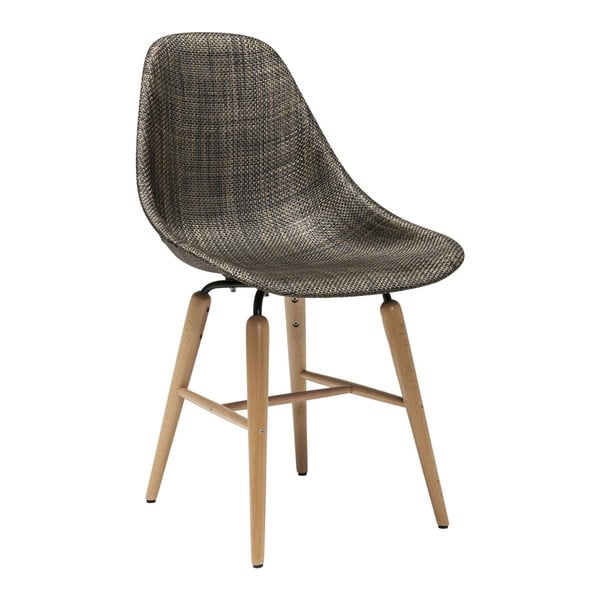 4 brūnu ēdamistabas krēslu komplekts Kare Design Forum Wood