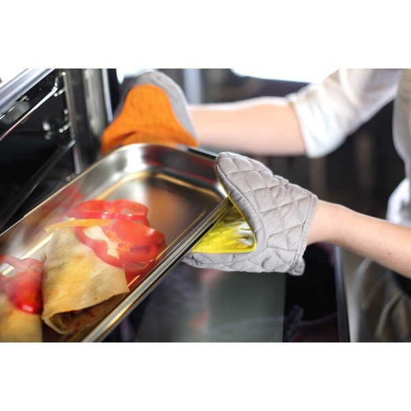 Dzelteni pelēks kokvilnas cimds ar silikonu Vialli Design-image-1