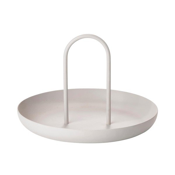 Gaiši pelēka metāla servēšanas paplāte Zone Singles, ø 20 cm