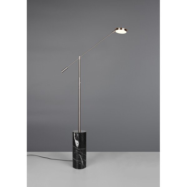 Melna/sudraba krāsas LED stāvlampa (augstums 145 cm) Fiore – Trio Select-image-1