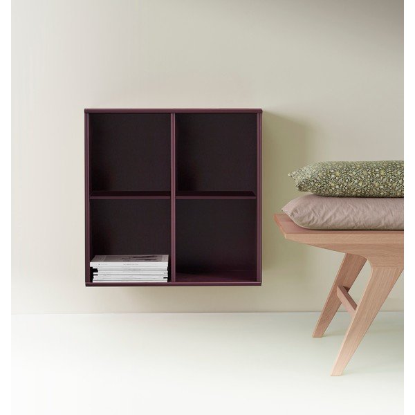 Bordo sienas grāmatplaukts Mistral 025-image-1