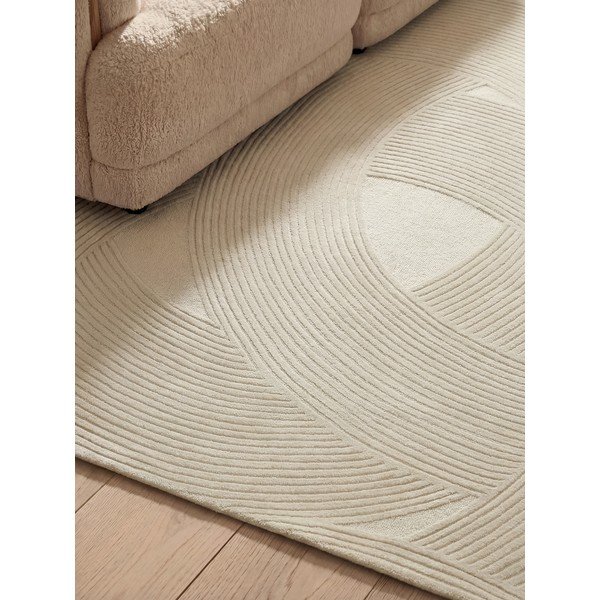 Krēmkrāsas vilnas paklājs 160x230 cm Kensington Victoria – Ted Baker-image-3
