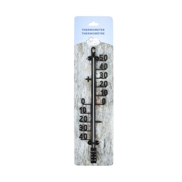 Melns sienas termometrs Esschert Design-image-1