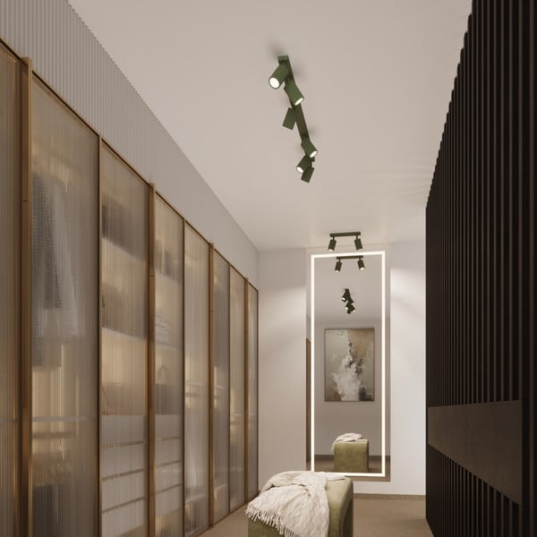 Zaļa prožektora tipa lampa 6,5x30 cm Gleam – Sollux-image-3