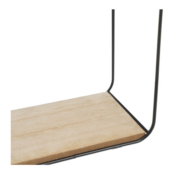 Melni/dabīga toņa sienas plaukti (2 gab.) 21 cm – Casa Selección-image-2