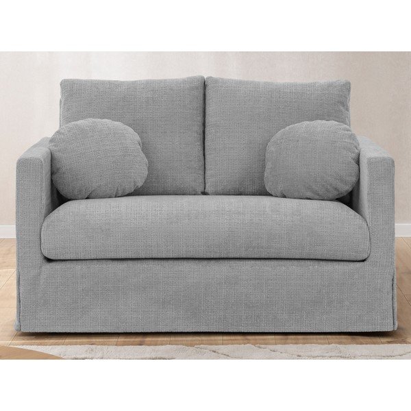 Gaiši pelēks dīvāns 140 cm Paphos – Ropez-image-3