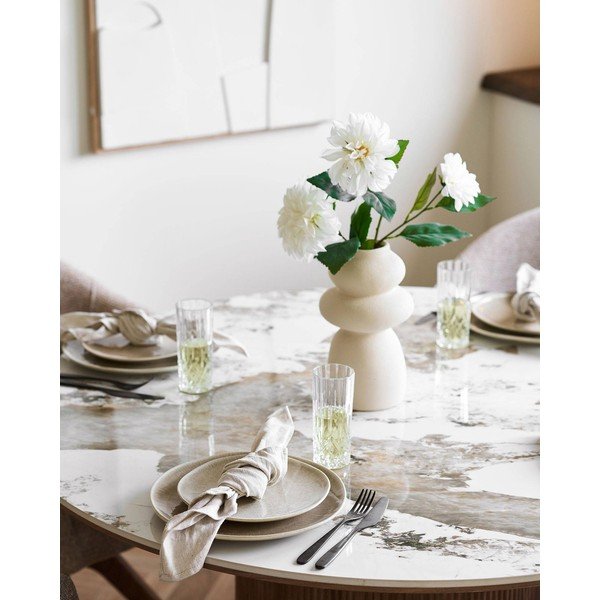 Bēši akmensmasas šķīvji (4 gab.) ø 27 cm Viola – House Nordic-image-1