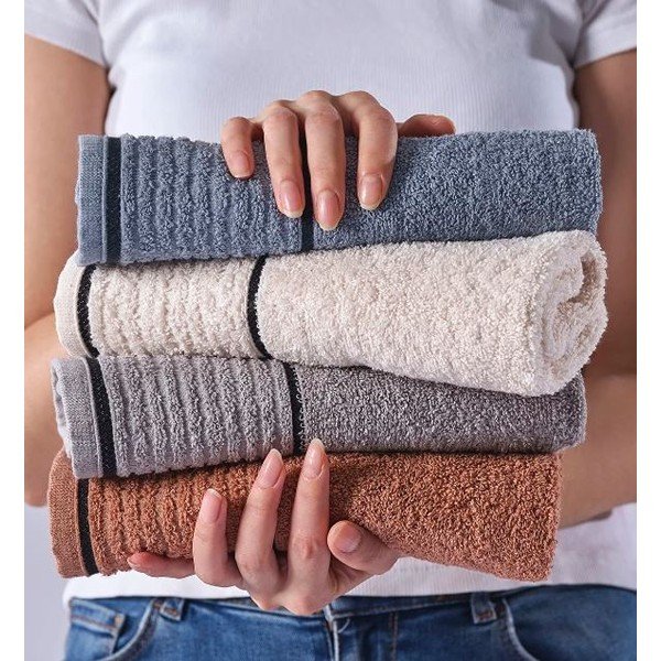 Kokvilnas dvieļi (4 gab.) 40x70 cm – Mila Home-image-3