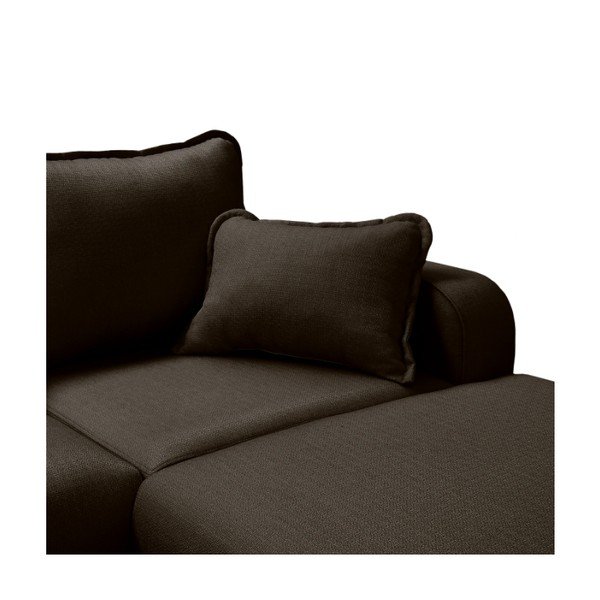 Melns stūra dīvāns (labais stūris) Beata – Ropez-image-1