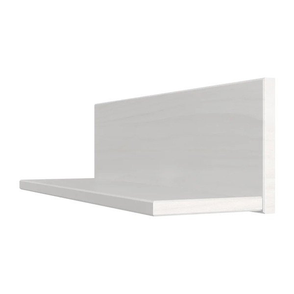 Balts priedes masīvkoka sienas plaukts 50 cm Teramo – Støraa-image-3