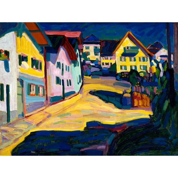 Gleznas reprodukcija Vasily Kandinskij – Castle Grave Street, 80 x 60 cm
