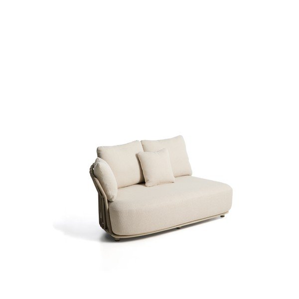 Bēšs/pelēkbrūns dārza modulārais dīvāns 170 cm Osani – Kave Home-image-4
