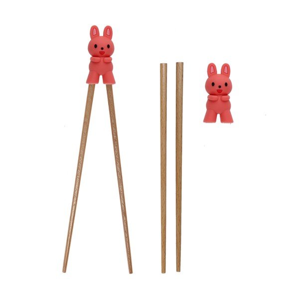 Dabīga toņa koka bērnu mācību irbulīši Bunny – Rex London-image-3